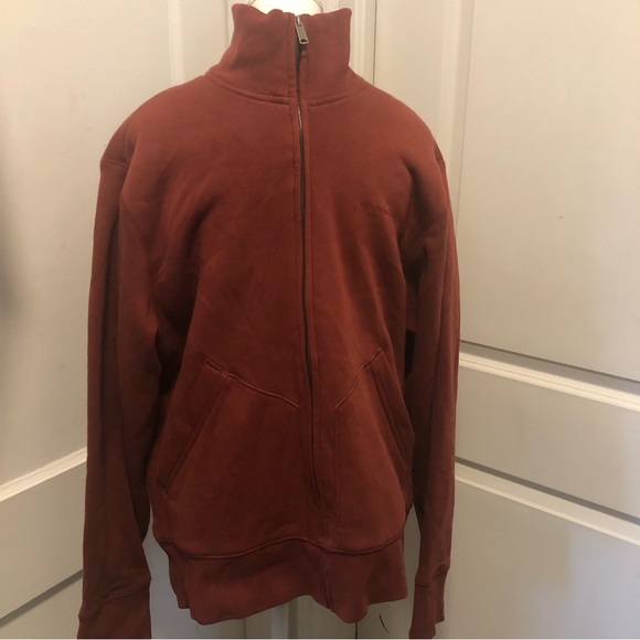 Eddie Bauer mens full zip Sherpa lined sweater size large - Picture 1 of 6